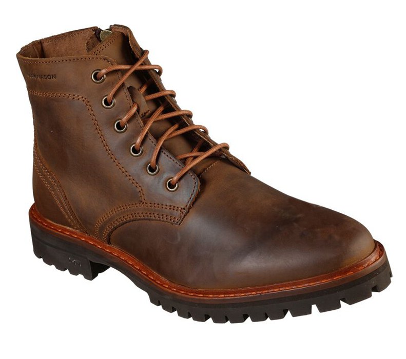 Skechers Syracuse - Badlands - Mens Boots Brown [AU-FH2071]